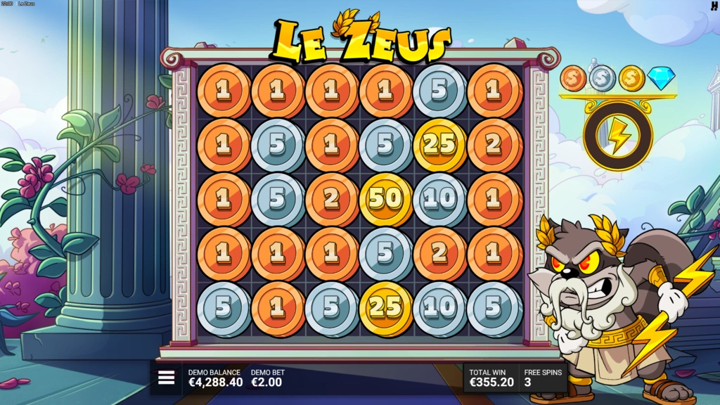 Le Zeus - Myth Taken Identity Free Spins